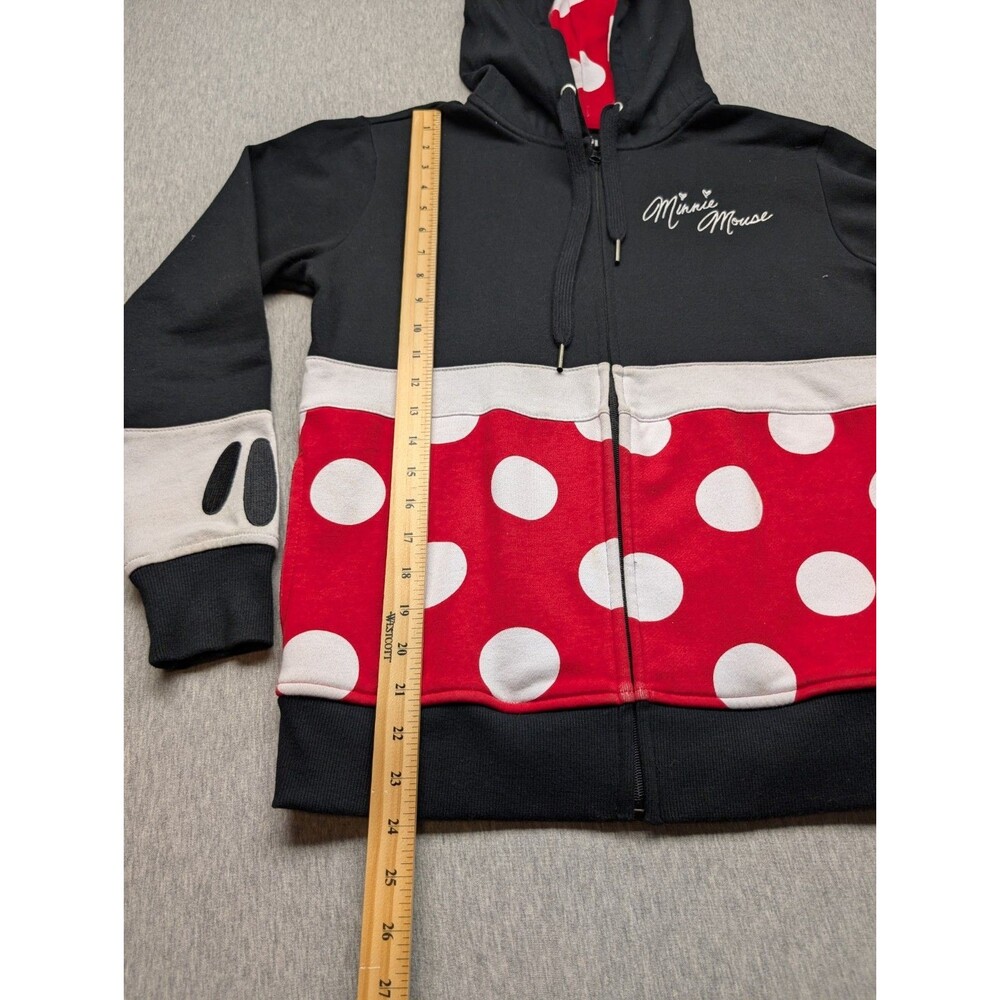 Disney Parks Minnie Mouse Ears Costume Hoodie Jacket Cosplay Women’s Size Medium - Picture 5 of 7